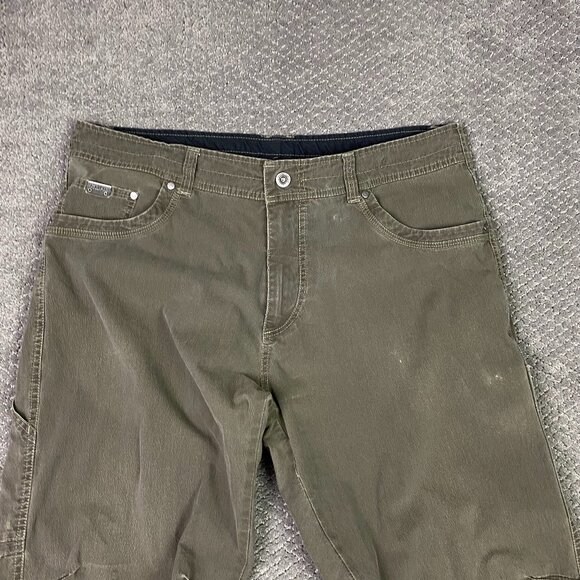 Kuhl Revolvr Pants Men's 38 x 32 Fits 38 x 30 Olive Green Hiking Outdoor - Picture 2 of 16